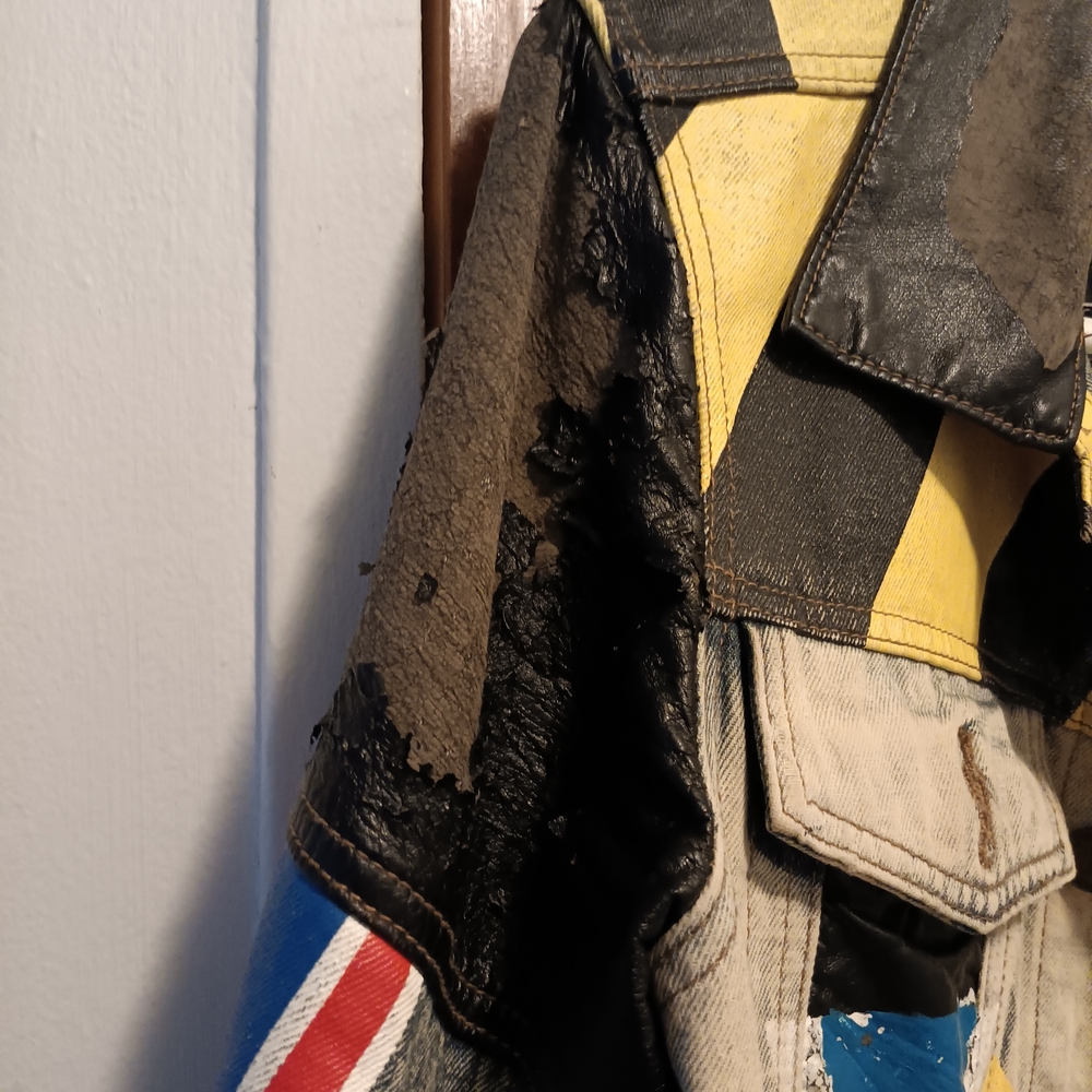 Reason Women's Multicolor Patchwork Bomber Jacket - image 4